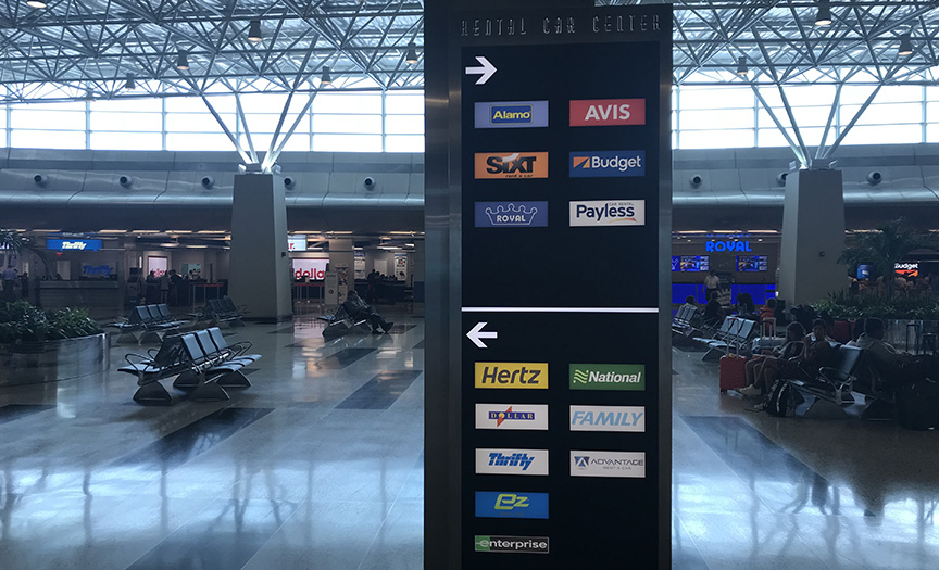 car rental in miami airport
