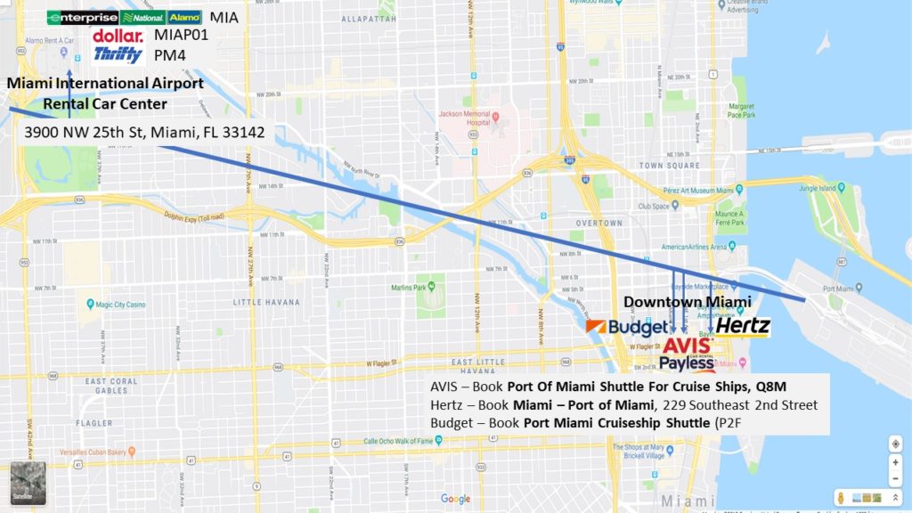 Port Of Miami Rental Car Drop Off Free Shuttle Let S See America