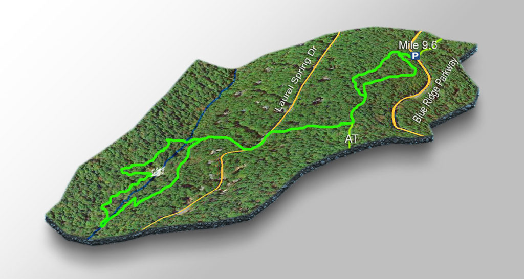 3D Trail Map - Upper Shamokin Falls