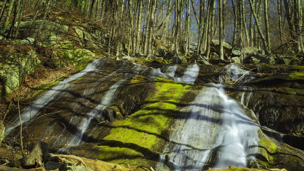 Wig Wam Falls on the Blue Ridge Parkway