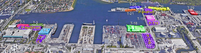 fort lauderdale cruise ship port map