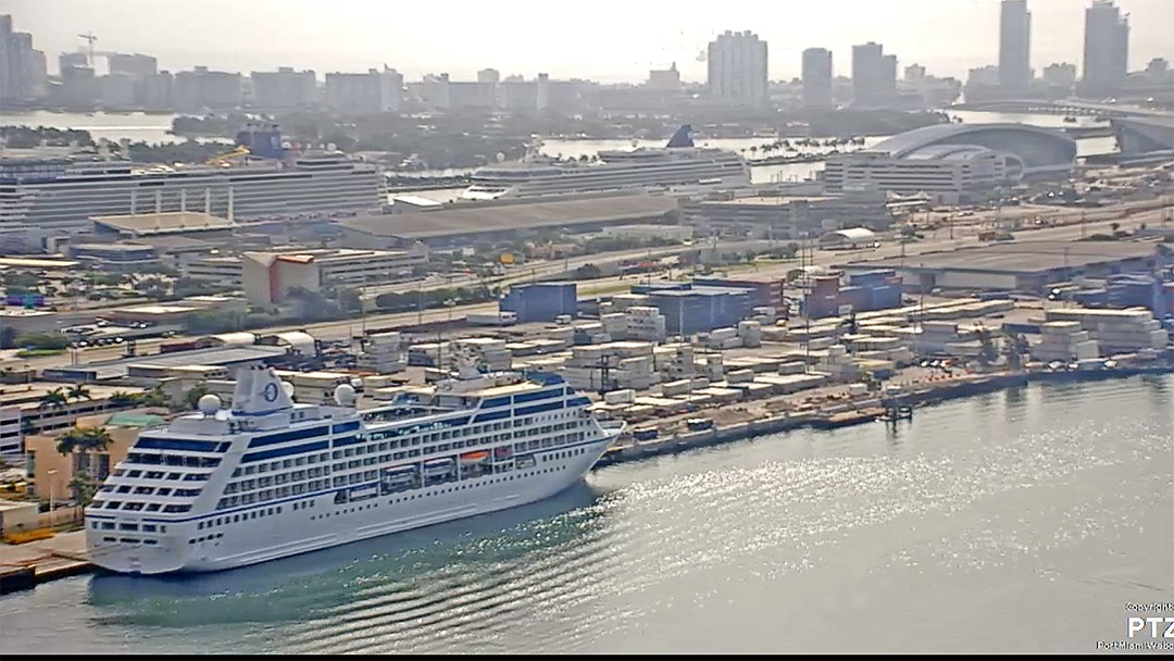miami port cruise webcam