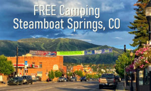 Steamboat Springs free camping