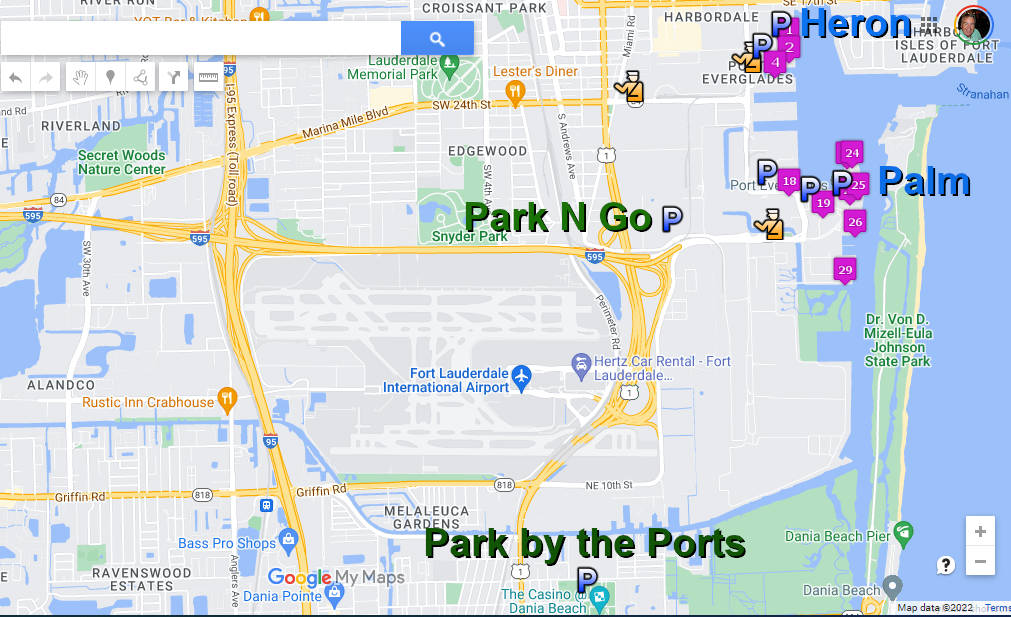 Park Port Everglades Offsite Map