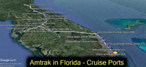 Amtrak in Florida Map