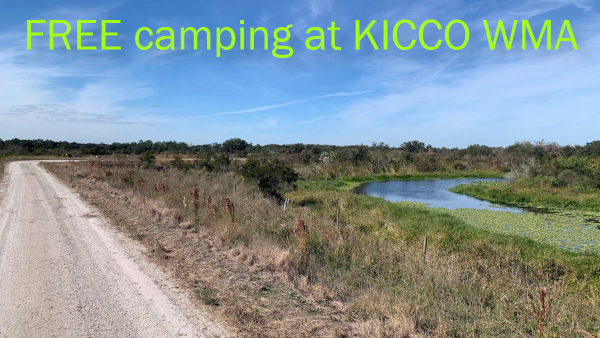 Free Camping at KICCO WMA