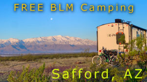 Free BLM Camping - Safford AZ