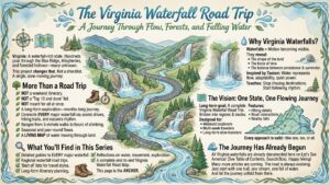 Virginia Waterfalls Road Trip Infographic