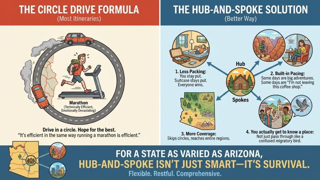 Hub and Spoke Itineraries