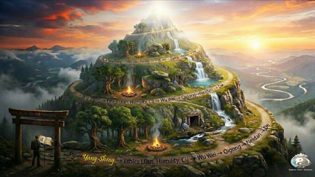 Taoism Spiral - Yang Sheng