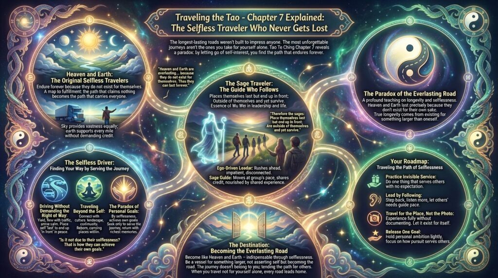 Chapter 7 - Tao Te Ching -Infographic
