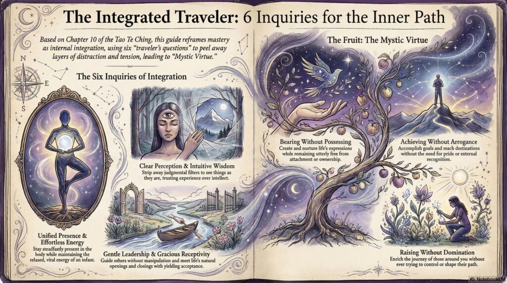 Tao Te Ching - Chapter 10 - infographic