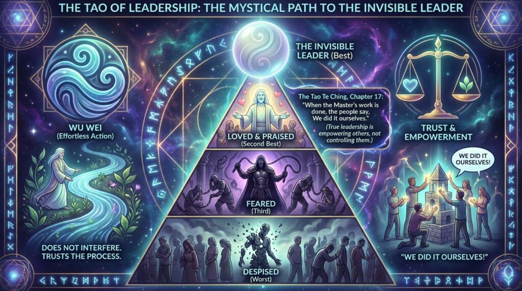 Tao Te Ching Chapter 17 Infographic