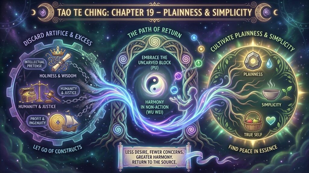 Tao Te Ching Chapter 19 Infographic