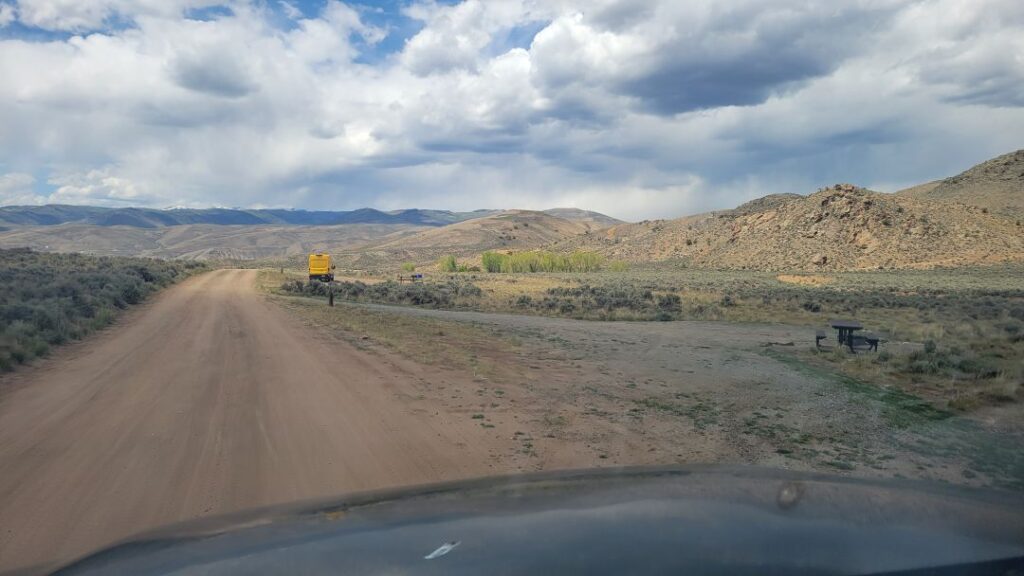 Hartman Rocks Camping - M6 in front and M5