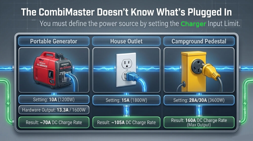 Mastervolt_Charger Input Settings
