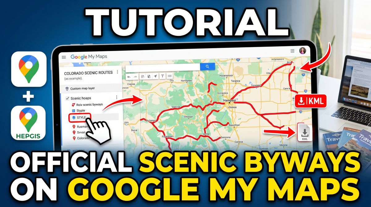 How to Map Scenic Byways on Google My Maps (Step-by-Step Guide)